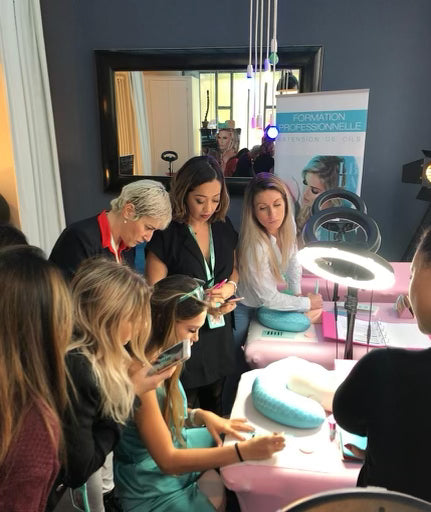 ✨ Formation Extension de Cil - Technique Bouquet de Fleurs