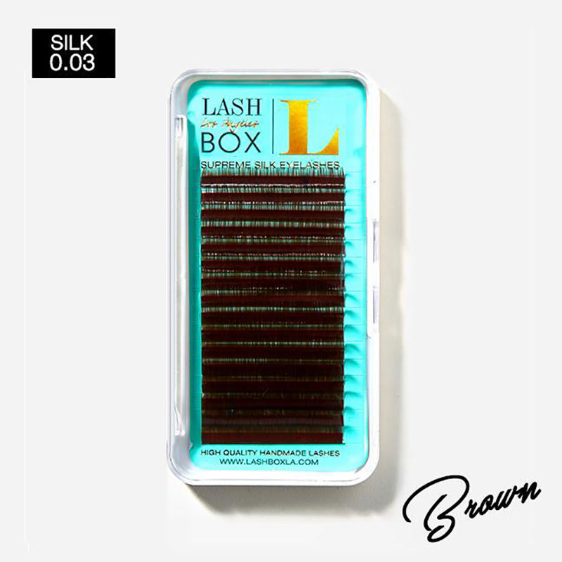 CILS SUPREME SILK MARRON 0.03MM - LashboxLA France