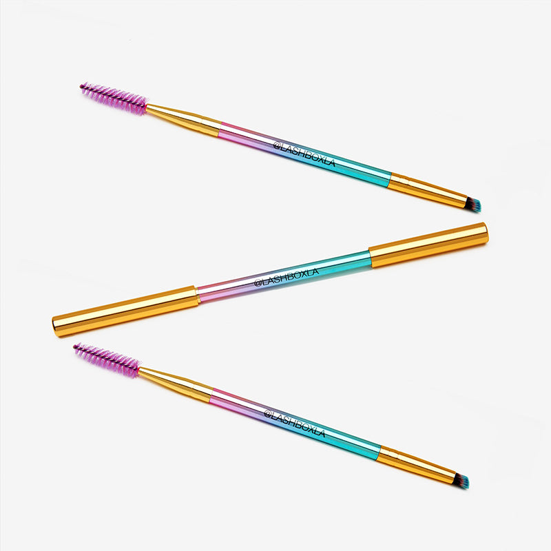 PINCEAU DUO LICORNE - LOT DE 3 - LashboxLA France